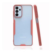 Alan Şanslı Samsung Galaxy M23 Platin Silikon Pembe Cep Telefonu Kılıfı