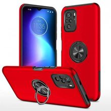Alan Şanslı Xiaomi Poco F3 Elit Yüzüklü Kapak Kırmızı Kılıf