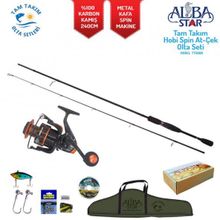 Alba Star TTS008 Tam Takım Hobi Spin Atçek Olta Seti