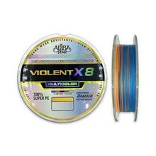 Albastar Violent X8 PE Line MultiColor 150 mt 0.18 mm Misina
