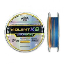 Albastar Violent X8 PE Line MultiColor 300 mt 0.21 mm Misina