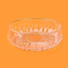 Alegre Glass Cansu Şeffaf 24x17.5 cm Servis Kasesi