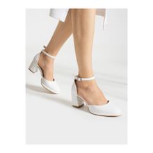 Alemdar Shoes FRANK Beyaz Kadın Topuklu Ayakkabı