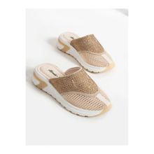Alemdar Shoes Nice Vizon Taş Detay Kadın Terlik