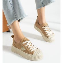 Alemdar Shoes Star Vizon Yıldız Detay Kadın Sneakers