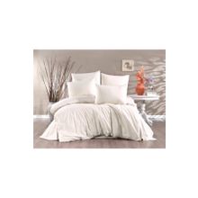 Alena Home Gold Serisi Düz Ekru 180 x 200 cm Çift Kişilik Lastikli Çarşaflı Nevresim Takımı