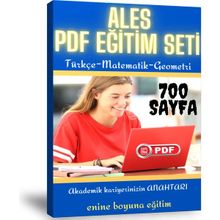 Ales Hazırlık Eğitim Seti 700 Sayfalık PDF Kitabı Enine Boyuna Eğitim
