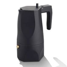 Alessi Ossidiana 150 ml Siyah Moka Pot