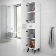 Alesta Life 2 Kapaklı Çekmeceli Beyaz Dolap