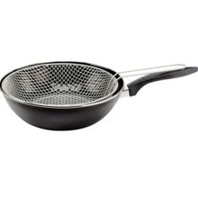 Alev SZ10724 Emaye 26 cm Cips Kızartma Fritoz Wok Tava