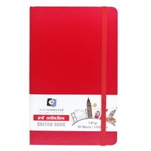 Alex Schoeller 9284 Art Collection Kırmızı 140 gr 13x21 cm 80 Yaprak Sketch Book Eskiz Defteri