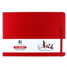 Alex Schoeller 9291 Art Collection Kırmızı 140 gr 21x14.8 cm 80 Yaprak Sketch Book Eskiz Defteri
