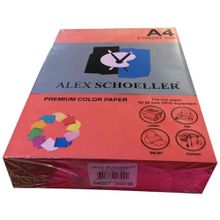 Alex Schoeller A4 500'lü Kırmızı 650 Fotokopi Kağıdı