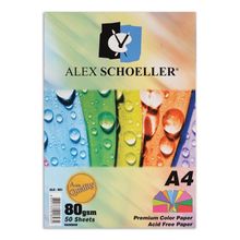 Alex Schoeller A4 Fotokopi Kağıdı 5 Renk 50 Li Alx-621