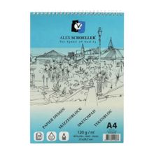 Alex Schoeller ALX-0278 120 gr A4 40 Yaprak Eskiz Blok Defter