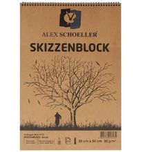 Alex Schoeller ALX-1175 35x50 15'li Spiralli Bloknot