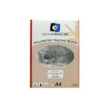 Alex Schoeller ALX-519 A4 Milimetrik Kırmızı 30 Yaprak Aydınger