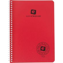 Alex Schoeller ALX-640 A5 60 Yaprak Kareli Spiralli Defter