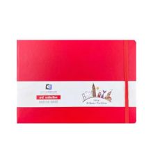 Alex Schoeller ALX-9291 21x14.8 cm 80 Yaprak 140 gr Yatay Kırmızı Sketch Book