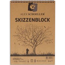 Alex Schoeller Kraft 25x35 cm 30 Yaprak Resim Defteri