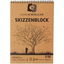 Alex Schoeller Spiralli Kraft A4 60'lı Blok