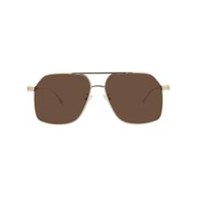 Alexander Mcqueen AM0372S 002 59 Altın Unisex Güneş Gözlüğü