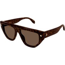 Alexander Mcqueen AM0408S 002 54 Havana Kahve Unisex Güneş Gözlüğü