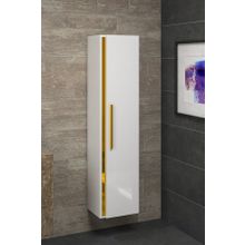 Alfa Banyo Yeni Gold Mdf Beyaz 140 CM Banyo Boy Dolabı