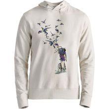 Alfa Bisiklet Kuş Baskılı Ekru Sweatshirt