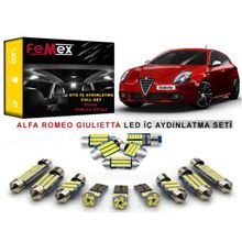 Alfa Romeo Giulietta Femex Parlak Beyaz Led İç Aydınlatma Ampul Seti