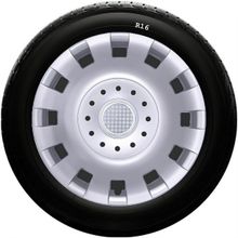 Alfa Romeo SKS-SJS 414 16 İnç 4 Adet Kırılmaz Jant Kapağı