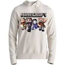 Alfa Tshirt B2643 Ekru Minecraft Erkek Sweatshirt