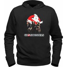 Alfa Tshirt Ghostbusters-Hayalet Avcıları Siyah Kapşonlu Erkek Sweatshirt