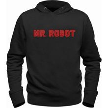 Alfa Tshirt Mr.Robot Siyah Erkek Sweatshirt