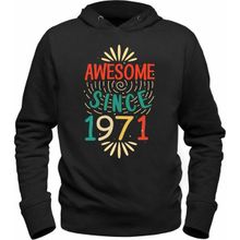 Alfa Tshirt Vintage 1971 Awesome Siyah Erkek T-shirt