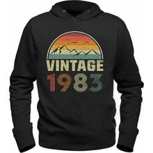 Alfa Tshirt Vintage 1983 Eskitme Siyah Erkek T-shirt