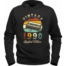 Alfa Tshirt Vintage 1990 Limeted Edition Siyah Erkek T-shirt