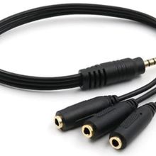 Alfais 4300 3 Port 3.5 mm Splitter Çevirici Dönüştürücü Adaptör
