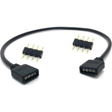 Alfais 4373 4 Pin RGB Ekleme Birleştirme Uzatma 30 cm Çevirici Kablo
