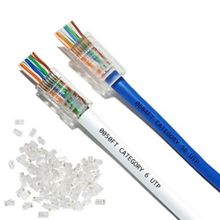Alfais 4381 Yeni Nesil Delikli Cat6 Rj45 100 Adet Konnektör Utp Jack