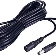 Alfais 4385 Dc 5 m 5.5 mm x 2.1 mm Siyah Adaptör Uzatma Kablosu