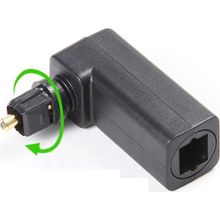 Alfais 4440 Fiber Optik Toslink M/F Dijital 90 Derece Dirsek L Çevirici Dönüştür Adaptör