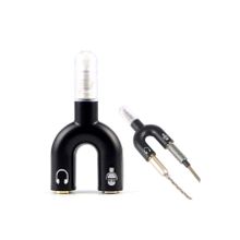 Alfais 4456 Kulaklık Mikrofon Çoklayıcı 3.5mm Switch Splitter Adaptör