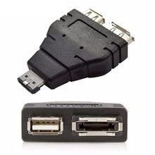 Alfais 4472 Esata Combo To USB Esata Dişi Erkek Çevirici Dönüştürücü Adaptör