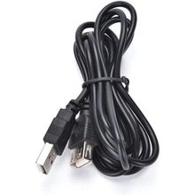 Alfais 4531 Siyah 3 Metre Usb Dişi Erkek Uzatma Kablosu