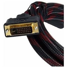Alfais 4632 DVI to DVI 3 mt Siyah Görüntü Monitör Kablosu