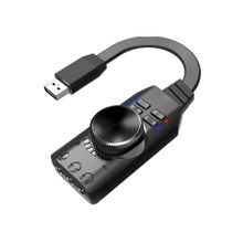 Alfais 4677 Plextone Gs3 Pubg Lol Mikrofon Destekli Usb Harici Ses Kartı 7.1 Dönüştürücü