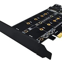 Alfais 4898 M.2 Nvme M+B Key NGFF SSD To PCI-E 3.0 X4 Sata Çevirici Dönüştürücü Adaptör Kartı