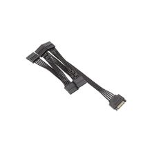 Alfais 4977 Molex Sata To 5x Power 15 Pin Hard Disk HDD Güç Çoklayıcı Kablo