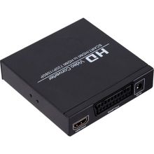 Alfais 5066 Scart HDMI To HDMI 3.5 mm Ses Çevirici Dönüştürücü 1080p Adaptör